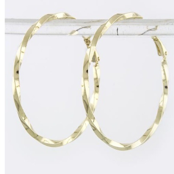 Twisted Hoop Earring