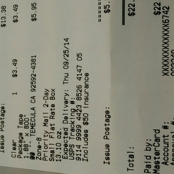 PROOF THAT IF I TRADE I SHIP WITH TRACKING