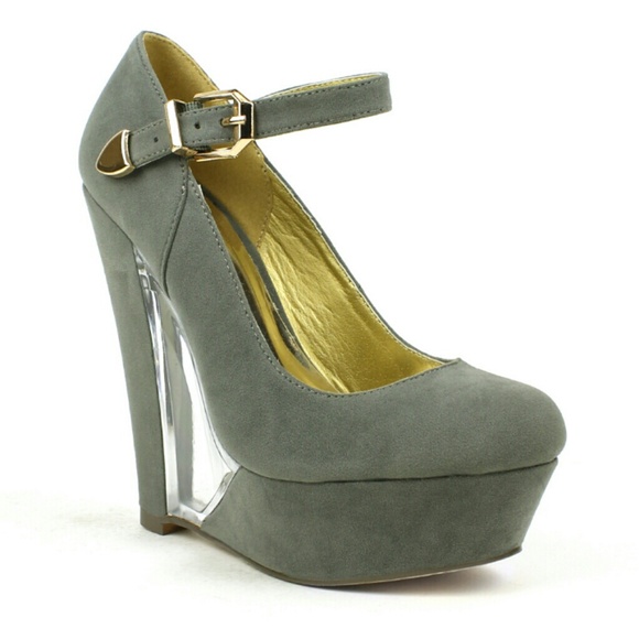 Glassy Gray Wedge - Picture 3 of 3