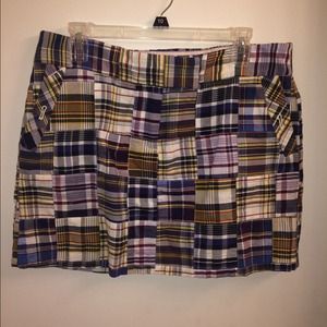 ✨PRICE DROP!! ✨J Crew Madras Skirt