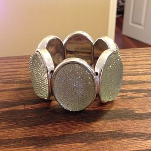 Teal shimmer bracelet