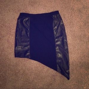 Leather skirt