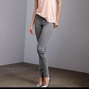 Victoria Secret "siren" gray stretch skinny jeans
