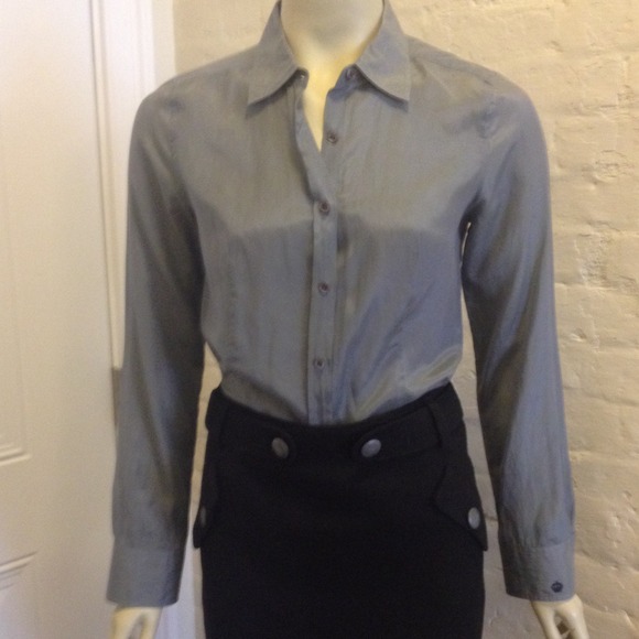 SALE!!! J Crew Cotton/Silk Button Down Blouse 4