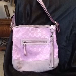 COACH signature handbag
