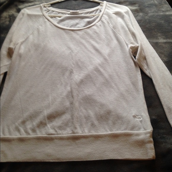 VS PINK White long sleeve T