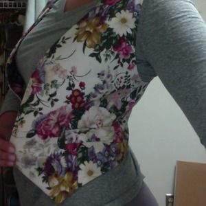 Floral vintage vest!!