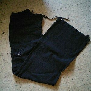 Black cargo pants