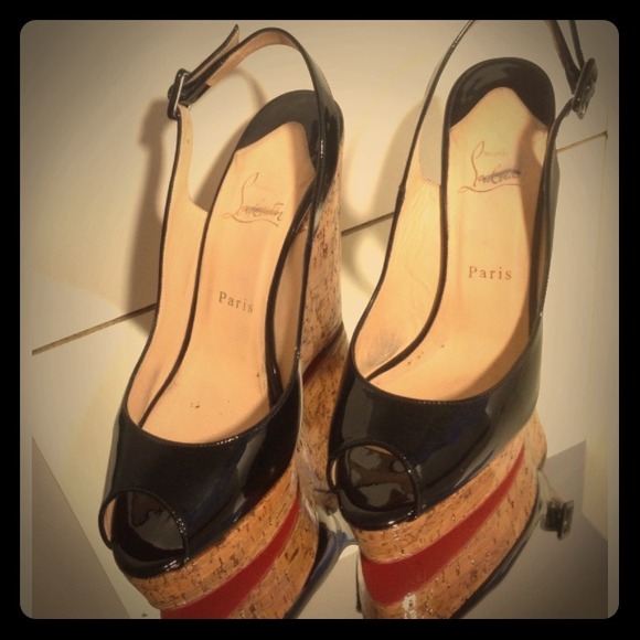 💯Authentic Une Plume Sling Wedge