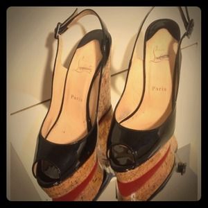 💯Authentic Une Plume Sling Wedge