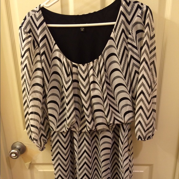 City Triangles Chevron Dress