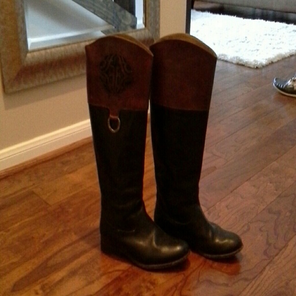 Two toned Frye boots