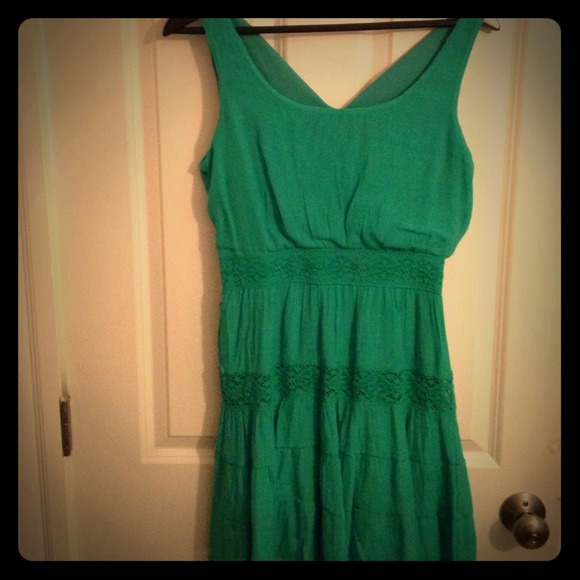 Teal dress