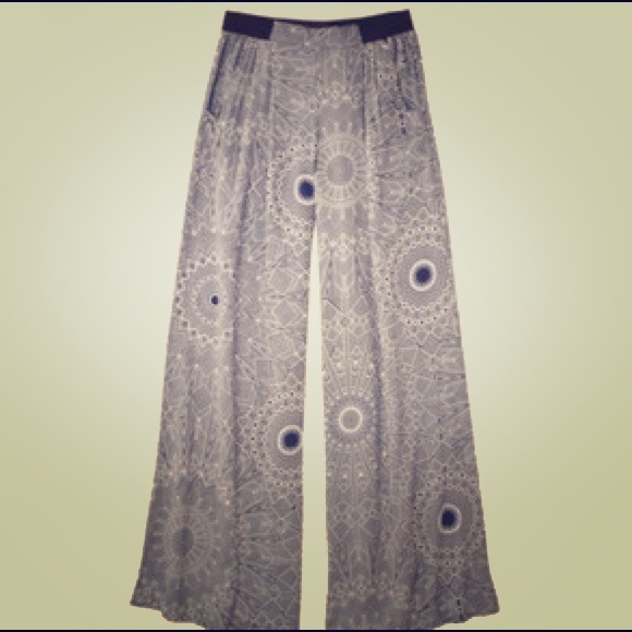 High waisted palazzo pants