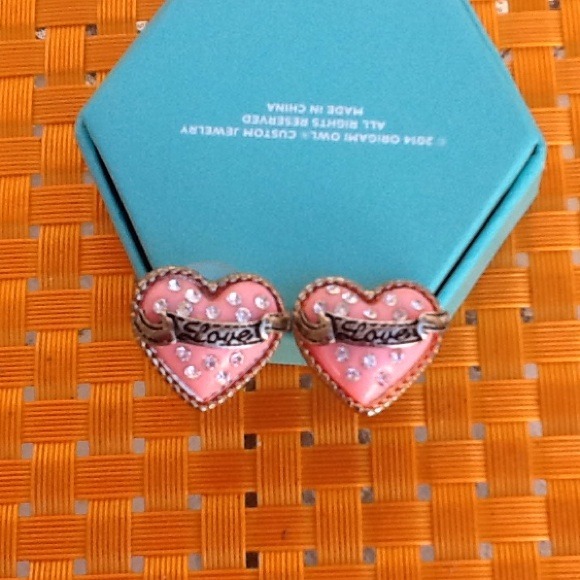 Heart Earrings. - Picture 2 of 2