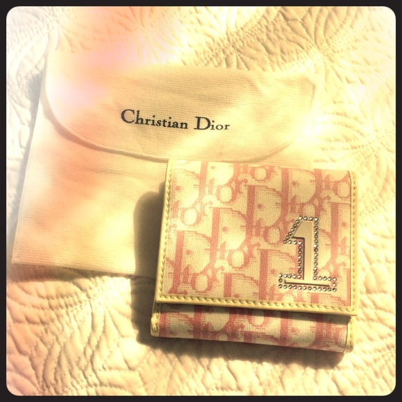 Dior girly square wallet