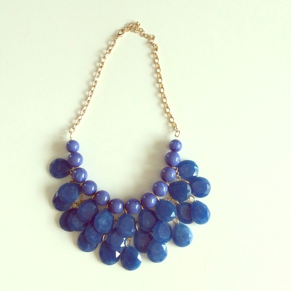 Beautiful blue statement necklace