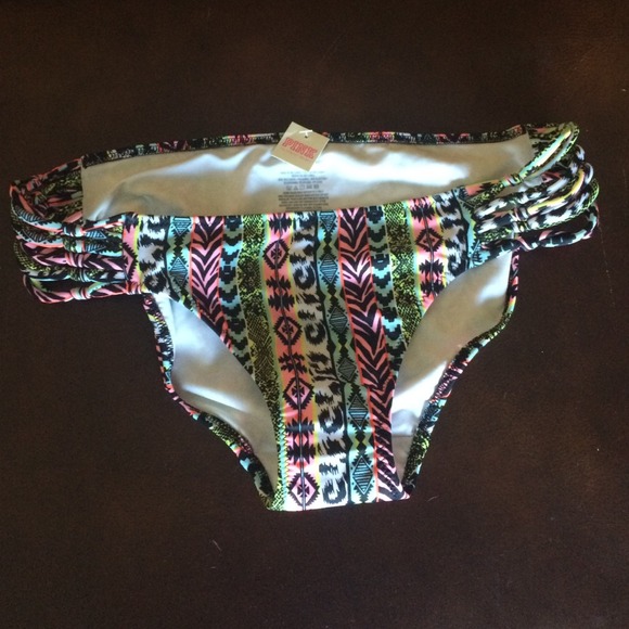 vs pink bathing suit bottoms