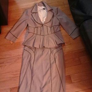 Two Piece XOXO Suit and XOXO Blouse