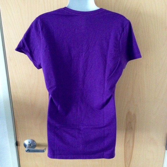 Purple Basic Tee - Picture 2 of 3