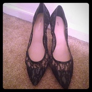 Lace Sole Society High Heels
