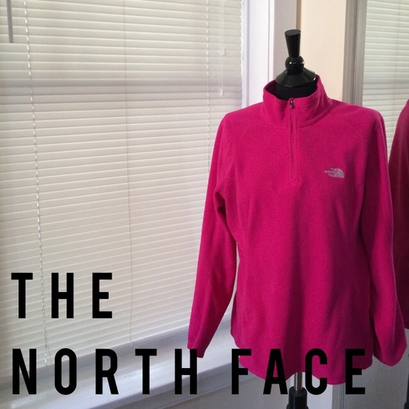Pink North Face sweater