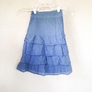 👠SOLD👠 Ann Taylor Loft Ruffle Skirt Size 12