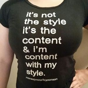 Zara Statement T-Shirt - M