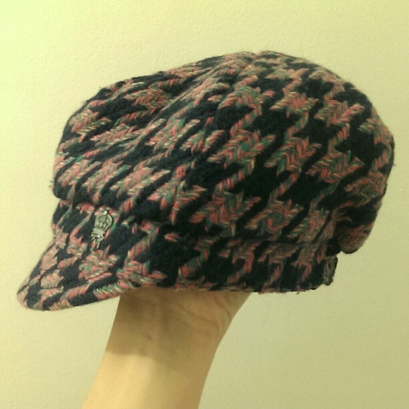ANTHROPOLOGIE Houndstooth Hat Christy's - Picture 2 of 4