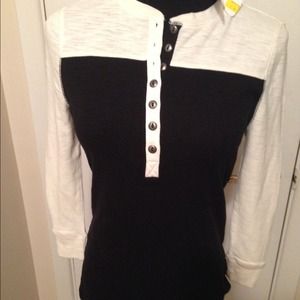 Can black white Ralph Lauren shirt new with tags
