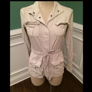 Linen military jacket