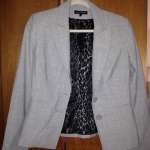 Express Light Grey Blazer Sz 8