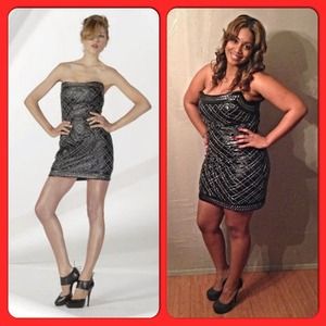 Jovani Leather Homecoming Party Dress Cocktail