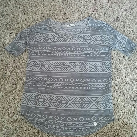Grey Tribal, Half Sleeve Tee - Picture 1 of 1