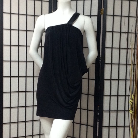 T-Bags Leather Mini Dress