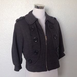 Charcoal grey coat size small