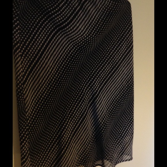 Black and white skirt