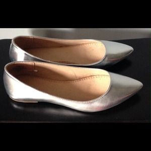 Silver Old Navy Flats/Seafoam Loafers Bundle