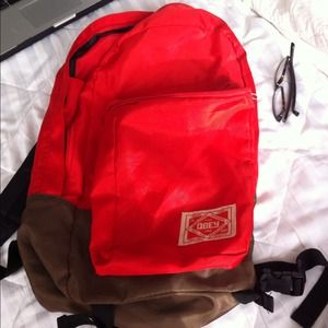 Obey Propaganda Posse Red Canvas Bag / Backpack