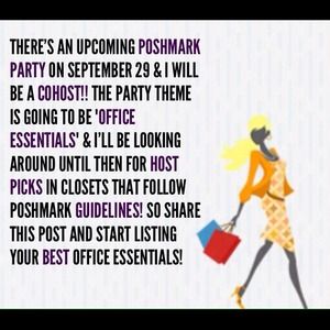 I'm Co-Hosting Tonight's Office Essentials Party!!