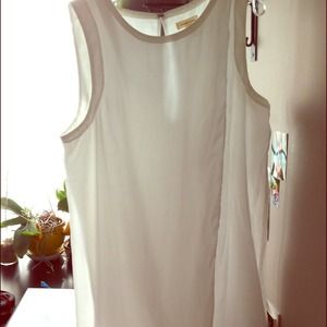 White Flowy Urban Outfitters Dress / toga