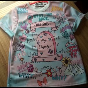 Cute kawaii collage T-shirt