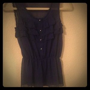Express blue top