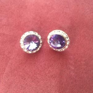 Betsey Johnson Swarovski crystal earrings
