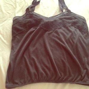 American eagle  lace and chiffon top