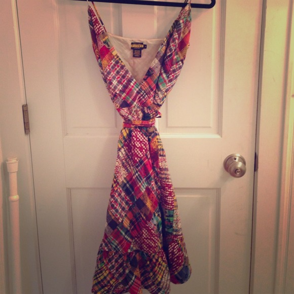 Patterned Rugby dress