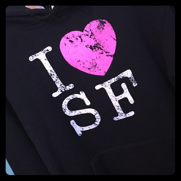 I love SF Hoodie