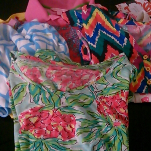 My Lilly Pulitzer tops!!