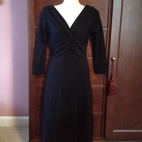 Banana Republic black dress.