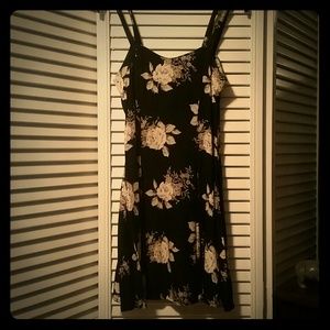 Vintage flower black sundress - 3/4